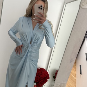 Rochie Modelatoare Bella Baby Blue