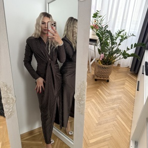 Rochie Modelatoare BELLA Crystal Chocolate - Img 5