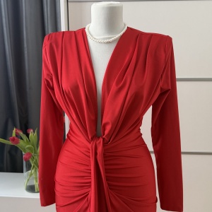 Rochie Modelatoare Bella Red - Img 4