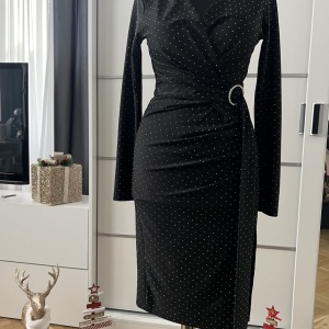 Rochie Sara Crystal Black - Img 4