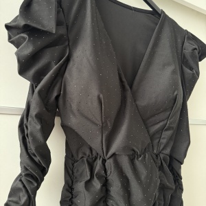 Rochie Yssa Crystal Full Black - Img 3