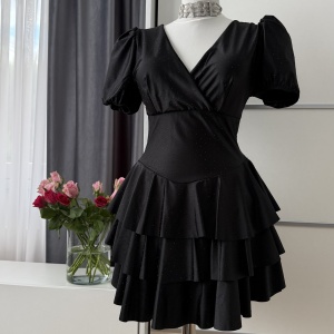 Rochie Barbie Crystal Full Black - Img 3