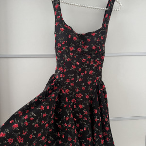 Rochie Iris Black Floral