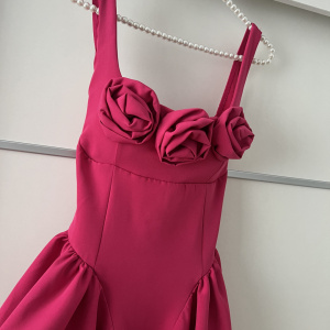 Rochie Iris Roses Fucsia - Img 3