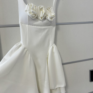 Rochie Iris Roses White