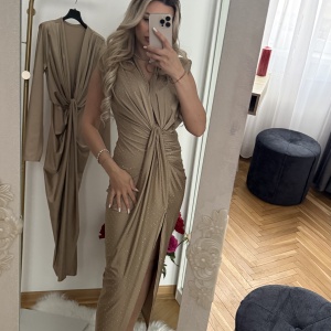 Rochie Modelatoare Bella 2 Crystal Espresso - Img 2