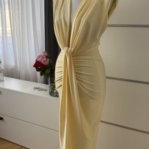 Rochie Modelatoare Bella 2 Yellow - Img 3