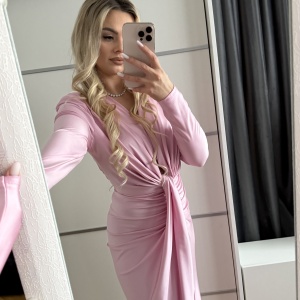 Rochie Modelatoare Bella Baby Pink