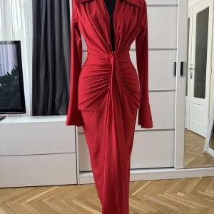 Rochie Modelatoare BELLA V Red - Img 2