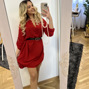 Rochie Mona+CUREA CADOU RED - Img 2