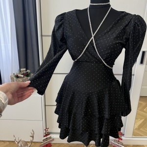 Rochie Barbie L Crystal Black - Img 2