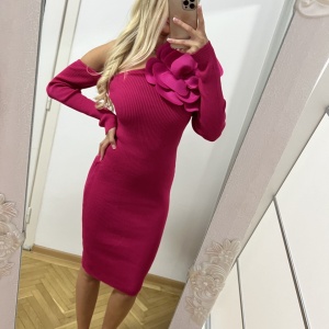 Rochie Flora Fucsia