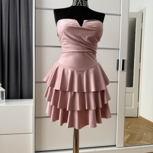 Rochie Mirabela Crystal Light Pink - Img 3