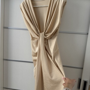Rochie Modelatoare BELLA 2 Crystal Champagne - Img 3