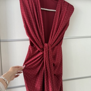 Rochie Modelatoare BELLA 2 Crystal Cherry