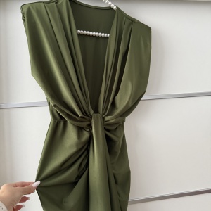 Rochie Modelatoare BELLA 2 Olive - Img 2