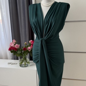 Rochie Modelatoare Bella 2 Royal Green - Img 3