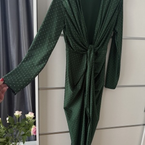Rochie Modelatoare BELLA Crystal Green
