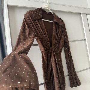 Rochie Modelatoare BELLA V Crystal Chocolate - Img 3