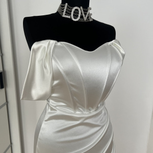 Rochie Iris Corset White - Img 2