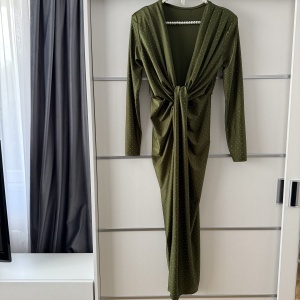 Rochie Modelatoare BELLA Crystal Olive - Img 3