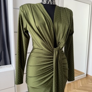 Rochie Modelatoare BELLA Crystal Olive
