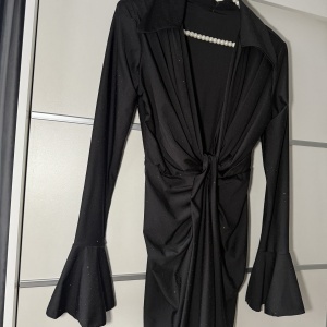 Rochie Modelatoare BELLA V Crystal Full Black(FARA GULER) - Img 5