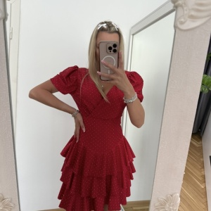 Rochie Barbie Crystal Red