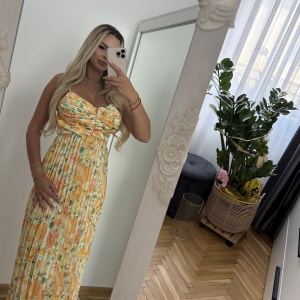 Rochie Ella Flower Yellow - Img 3