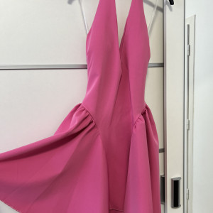 Rochie Iris Decoltată Fucsia