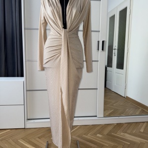 Rochie Modelatoare BELLA Crystal Ivory - Img 2