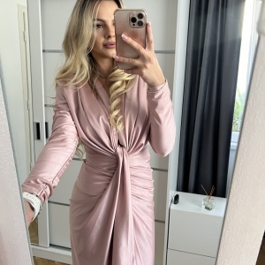 Rochie Modelatoare BELLA Light Pink - Img 3
