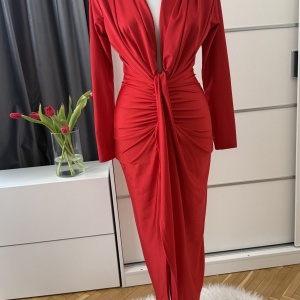 Rochie Modelatoare Bella Red