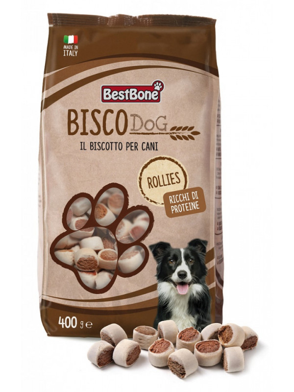 Biscuiti Biscodog Rollies - 400g - Img 1