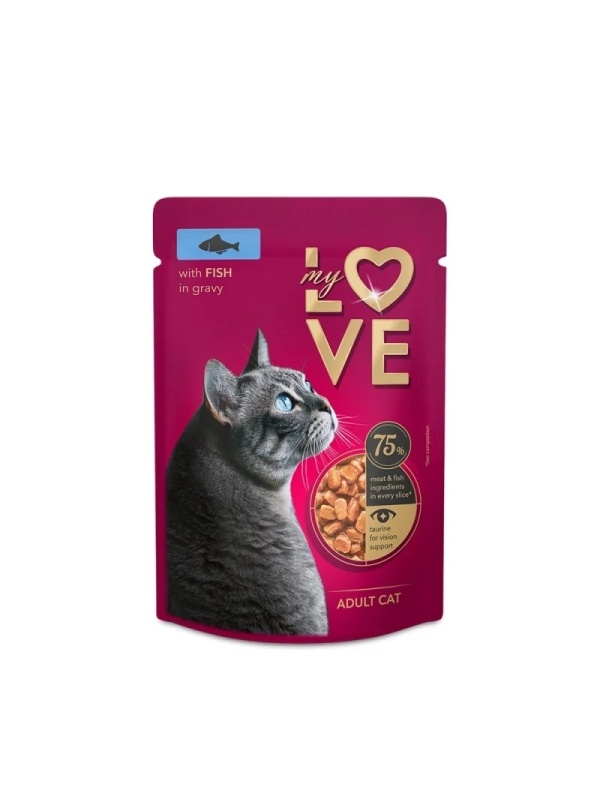 My Love Cat - Hrana umeda completa - Peste - 85g