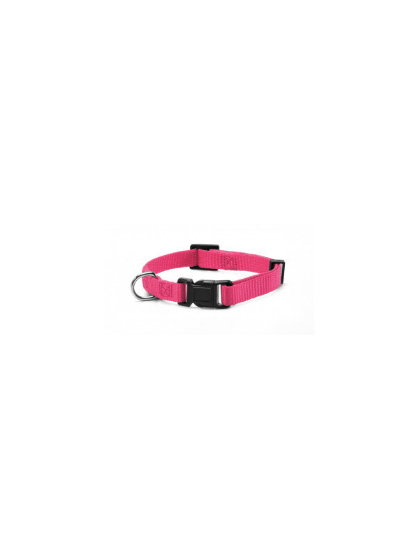 Zgarda reglabila, nylon - M - Roz