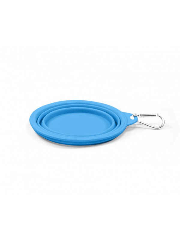 Castron pliabil, carabiniera - 650ml - Albastru