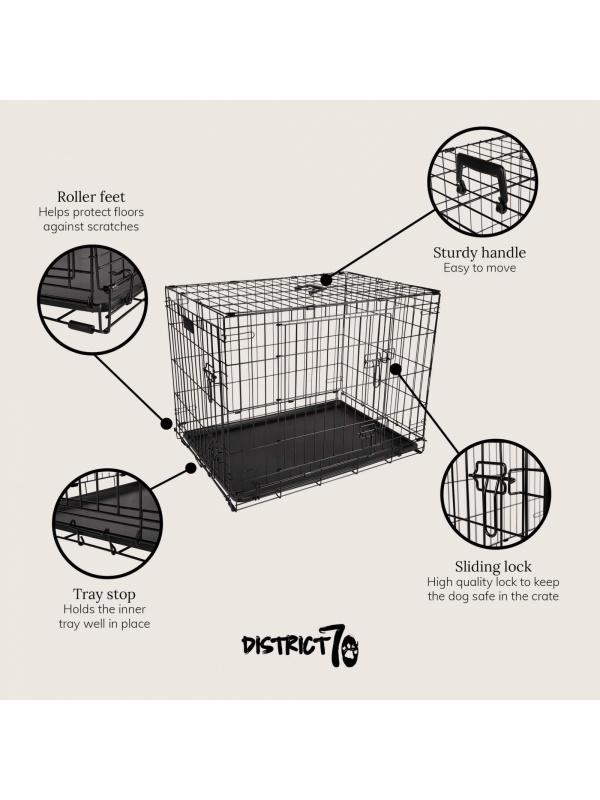 Cusca pliabila District 70 Crate - L
