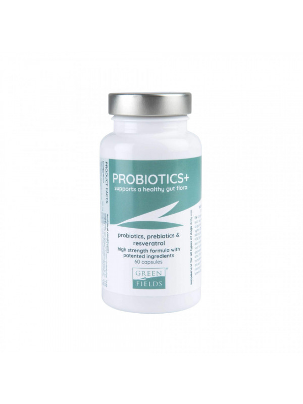 Greenfields Probiotics+ - Supliment digestiv - 60cpr.