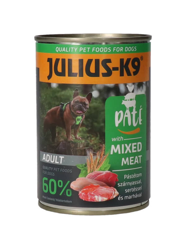 Julius K9 Dog - Pate cu mix de carne - 400g