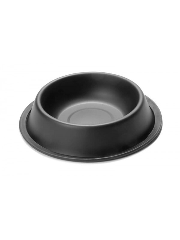 Castron inox, antiderapant - Negru - 0.7l