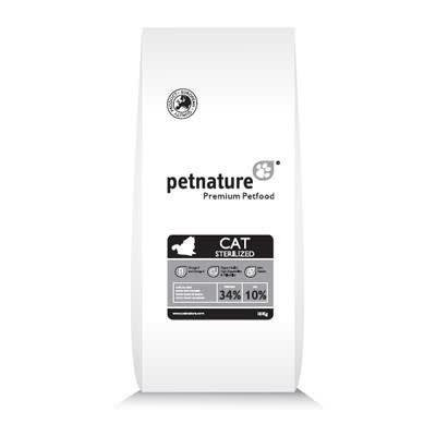 Petnature Cat Sterilized - Hrana premium pentru pisici - 2kg