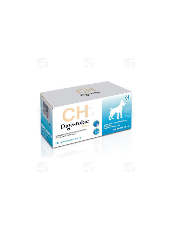 Digestolac Plus - Supliment digestiv pentru caini - 240cpr.