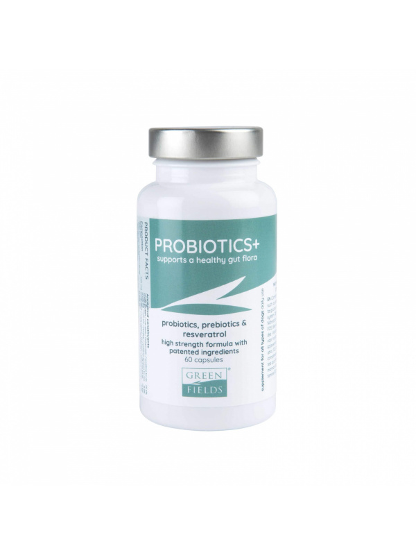 Greenfields Probiotics+ - Supliment digestiv - 60cpr.