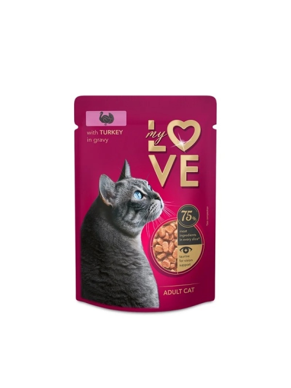 My Love Cat - Hrana umeda completa - Curcan - 85g