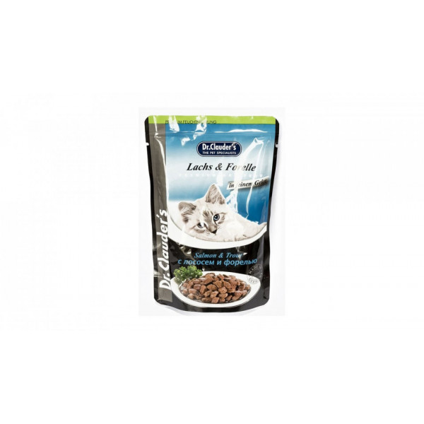 Dr. Clauder's - Hrana umeda pentru pisici - Somon si Pastrav - 100g