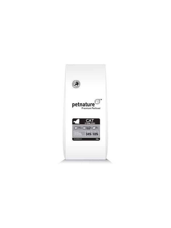 Petnature Cat Sterilized - Hrana premium pentru pisici - 10kg