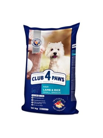 Club 4 Paws Adult Mini - Hrana uscata premium - Miel si Orez - 14kg