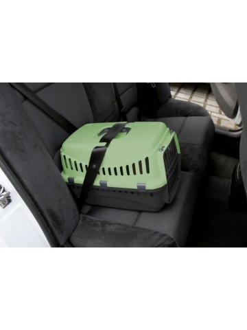 Cusca transport plastic - Bordo - 45 x 30 x 30 cm - Verde - Img 3