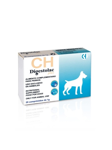 Digestolac Plus - Supliment digestiv pentru caini - 20cpr.